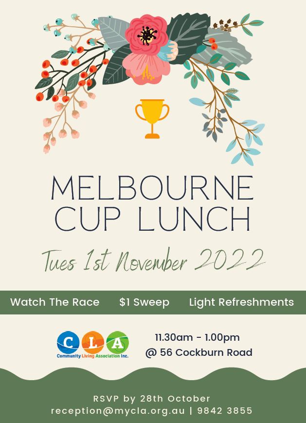 Melbourne Cup Lunch Community Living Association Inc.